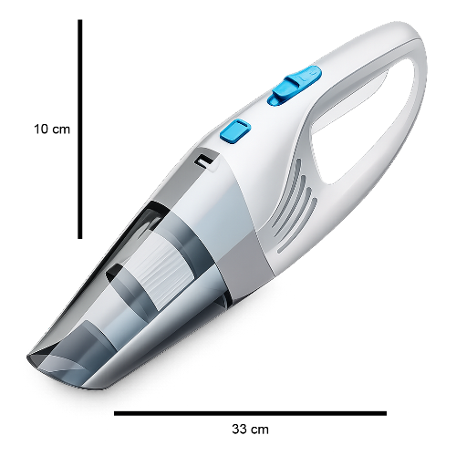 Automobilio dulkių siurblio išmatavimai