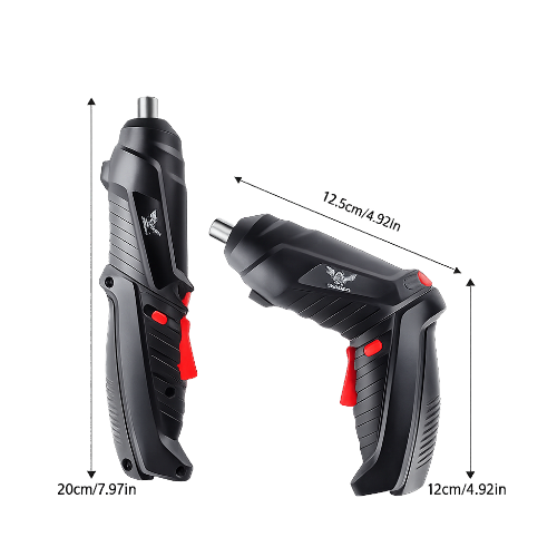 JENABOM elektrinio atsuktuvo išmatavimai