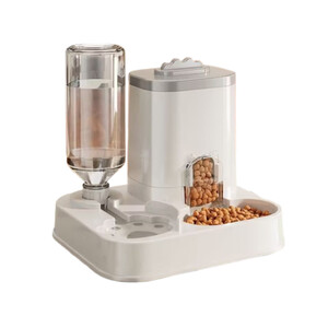 Integruotas automatinis maisto ir vandens dozatorius naminiams gyvūnams