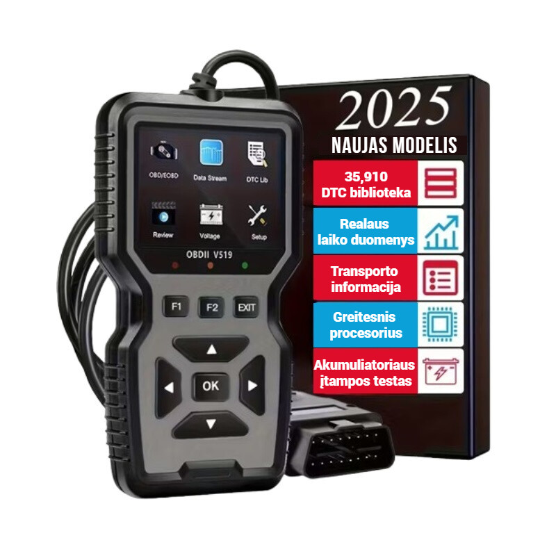Profesionalus OBD2 Skeneris – Automobilių diagnostikos įrankis