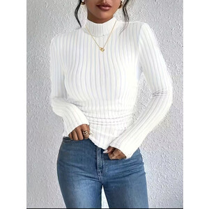 Moteriška palaidinė ilgomis rankovėmis - smėlio spalvos