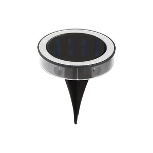 LED saulės energijos lauko ir sienos šviestuvas su 6 LED (1 vnt.)