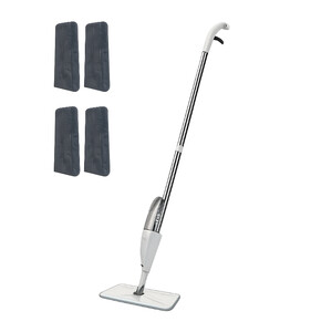 Mikropluošto purškiamos šluotos komplektas su 4 šluostėmis