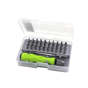 32 vnt. Magnetinių galvučių atsuktuvų rinkinys