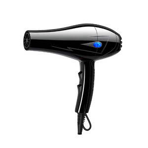 1200W Plaukų džiovintuvas – juodas, su priedais