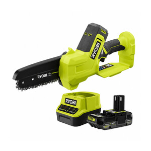 Akumuliatorinis grandininis genėjimo pjūklas RYOBI ONE+ RY18PS15A-120, 18 V, 2,0 Ah, 15 cm