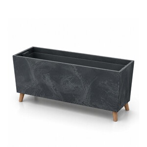 Plastikinis lovelis URBI CASE BETON EFFECT N, juodos sp,. 77 x 30 cm