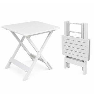 Plastikinis sodo stalas ADIGE, 45 x 43 x 50 cm, baltos sp.
