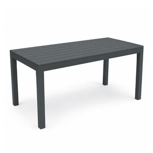 Plastikinis stalas SUMATRA, 138 x 80 x 72 cm, antracito sp.