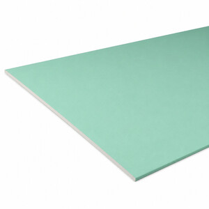Gipso kartono plokštė KNAUF GKBI, impregnuota, 12,5 x 1200 x 2000 mm