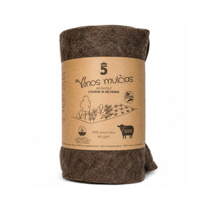 Vilnos mulčias HIGH5, lysvėms ir gėlynams, 1,0 x 2,4 m