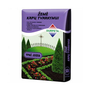 Kapų tvarkymo žemė DURPETA, juoda, 50 l