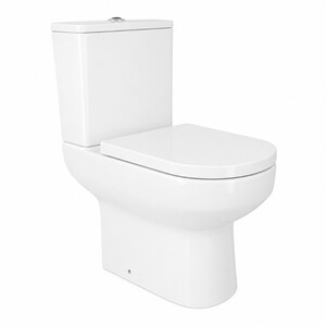 Klozeto komplektas CREYA CITY su S/C dangčiu, Rimless, horizantalus pajungimas