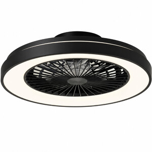 LED šviestuvas-ventiliatorius BRILLIANT MAZZARO 40W CCT3000-6500K RGB 4700lmØ48cm su pultu