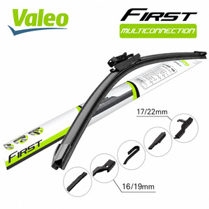 Automobilinis valytuvas be rėmo VALEO First Multiconnection, 65 cm